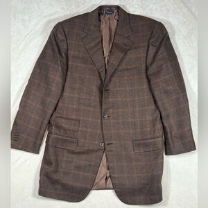 Ermenegildo Zegna 52EU 42R Napoli Couture 100% Cashmere Su Misura Italy Coat EUC